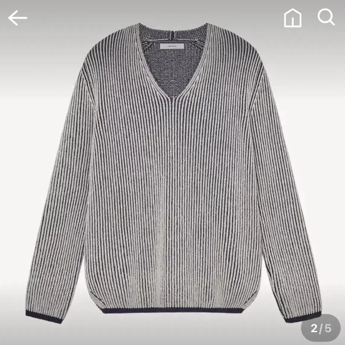 문달 rita v neck knit 리타 니트 아이보리