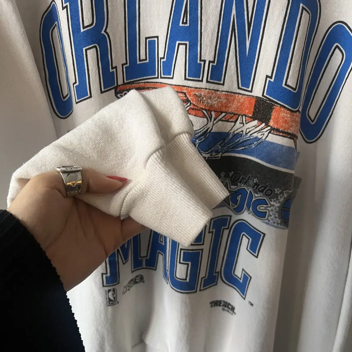 [XL]Made in USA ORLANDO 프린팅 스웻 셔츠