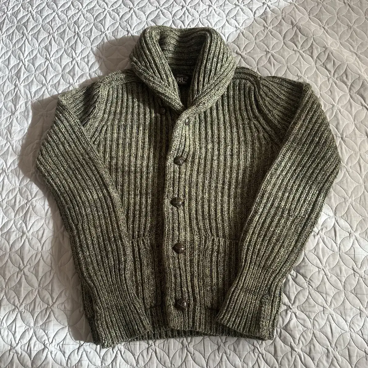 RRL Double L Shawl kara Cardigan XS