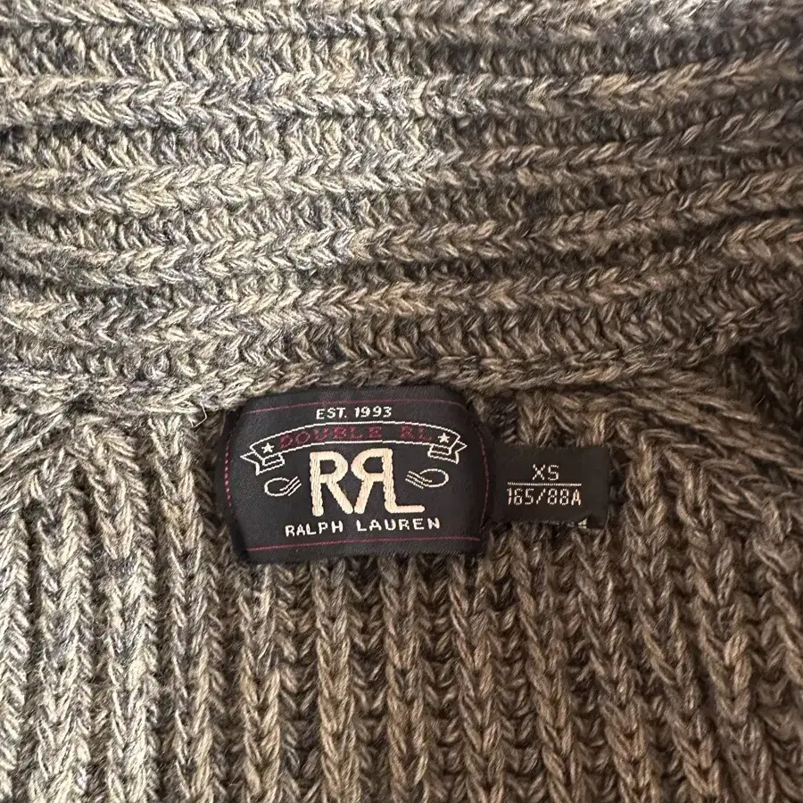 rrl 더블알엘 숄 카라 가디건 xs