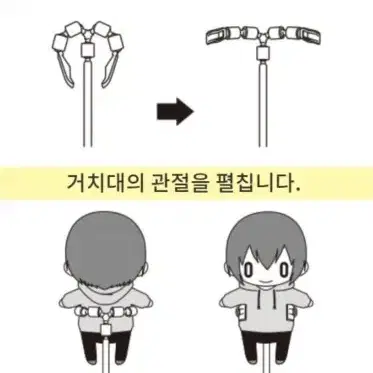 10cm 인형 외출봉 누이 셀카봉 (2인용) 판매합니다