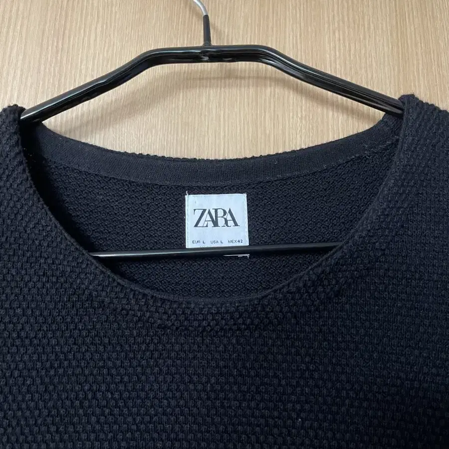 자라 ZARA 크로셰 반팔 티셔츠 L