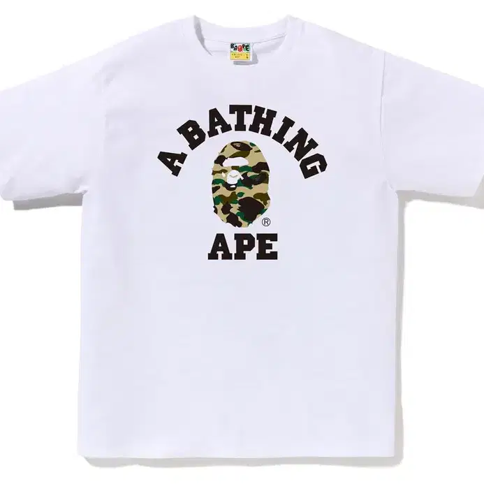 베이프 BAPE 티셔츠 판매 미개봉 XXL 화이트 카모