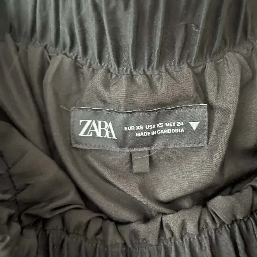 자라 zara 벌룬 미니 스커트 xs