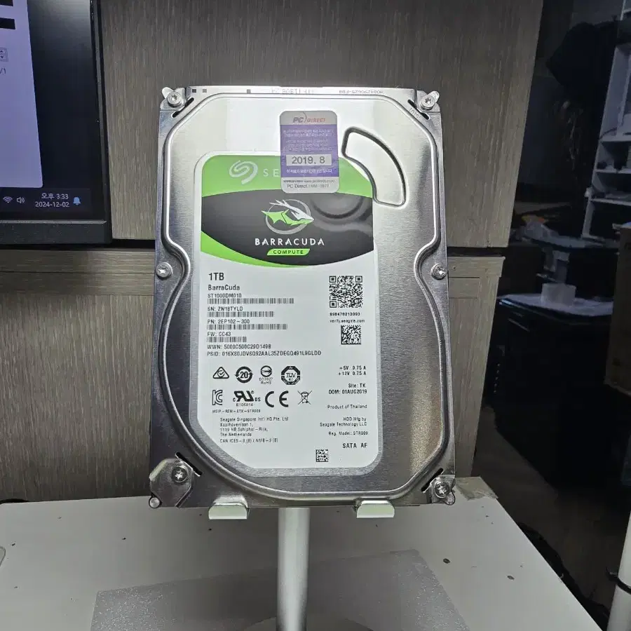 PC 부품HDD 3.5" 1.0TB