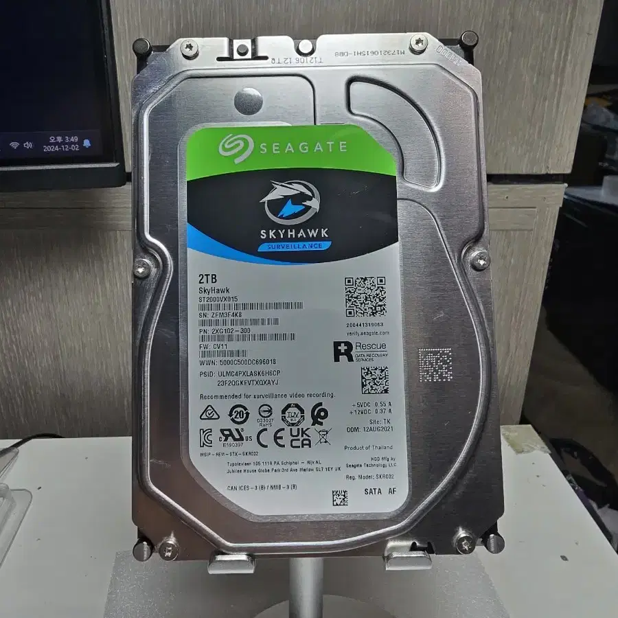 PC부품 HDD2.0TB(3.5")