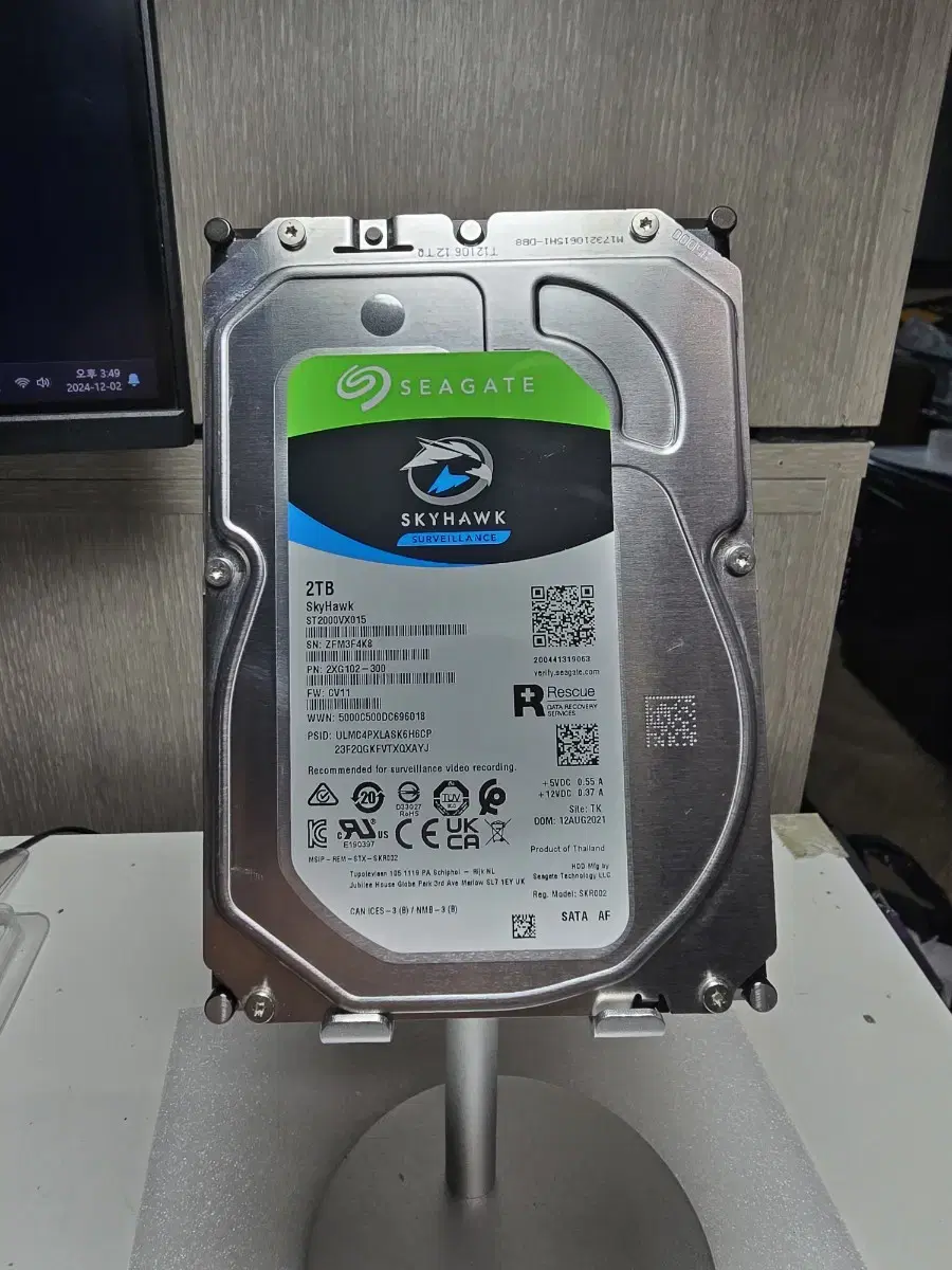 PC부품 HDD2.0TB(3.5")