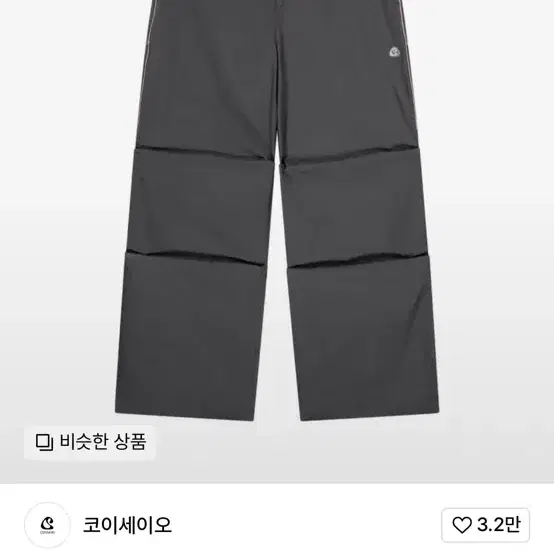 코이세이오 STRAP LINE PANTS GREY