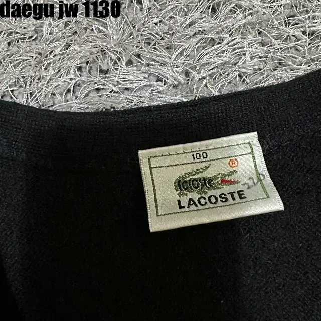 100 LACOSTE CARDIGAN 라코스테 가디건