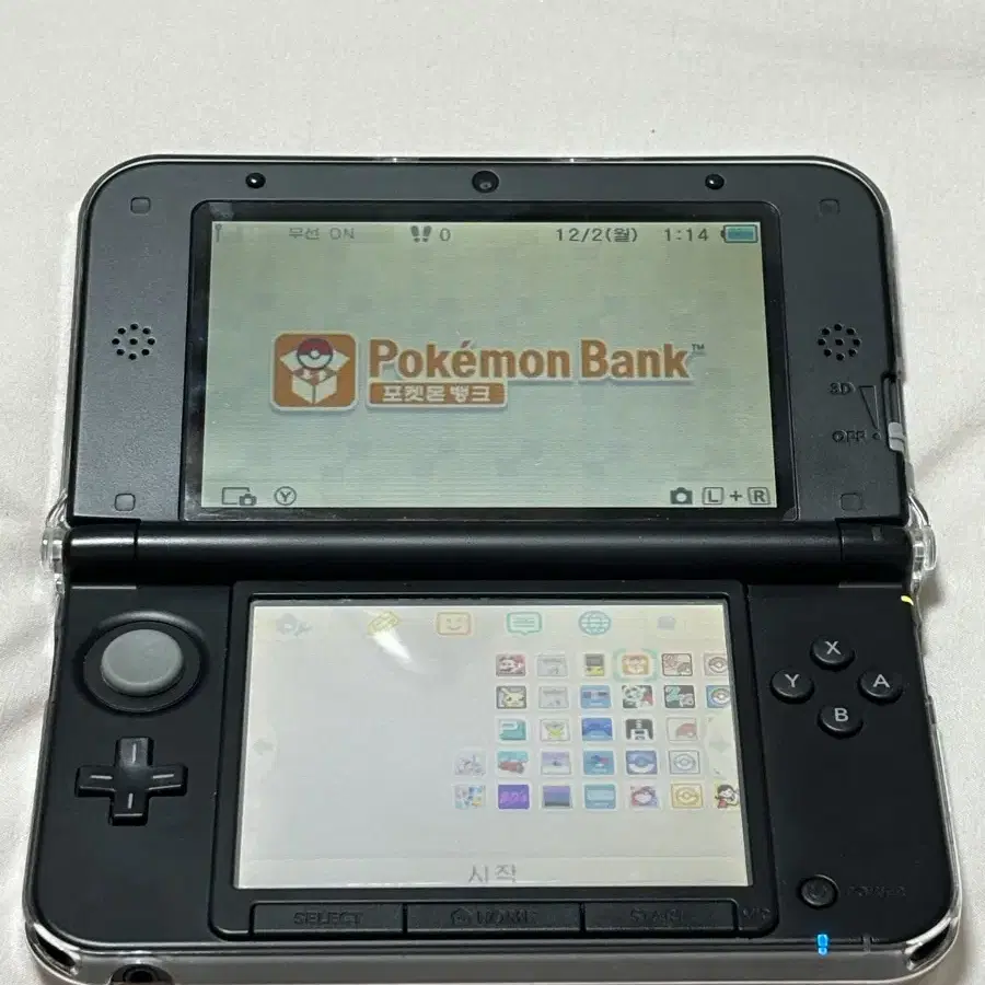 닌텐도 3ds xl, 포켓몬 문, X, 블랙