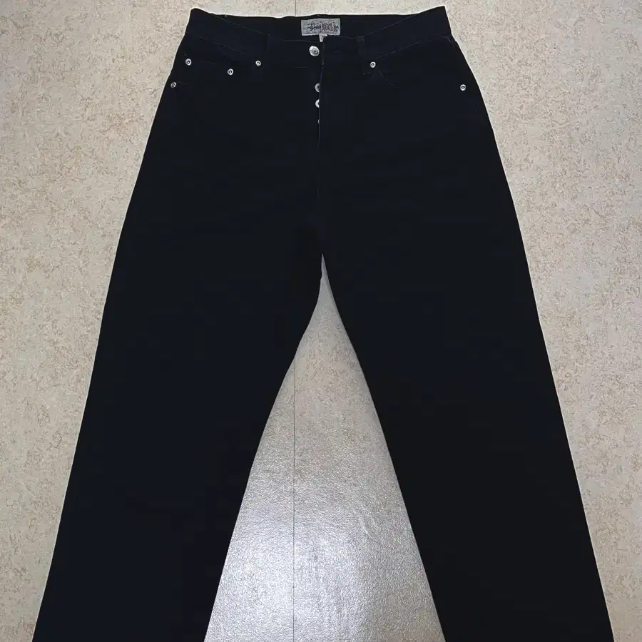 스투시 BIG OL' JEAN DENIM BLACK 30