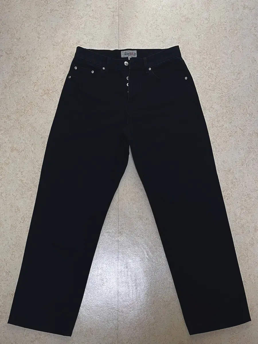 스투시 BIG OL' JEAN DENIM BLACK 30