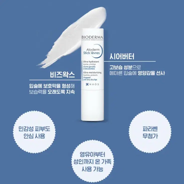 [새상품] BIODERMA 바이오더마 아토덤 스틱 레브르 트리오 세트