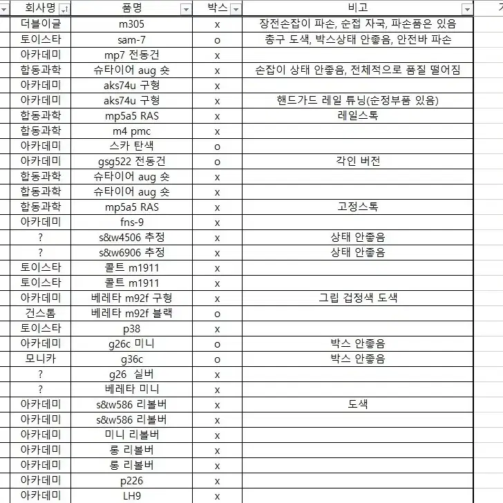 올드건 비비탄 장난감 팝니다