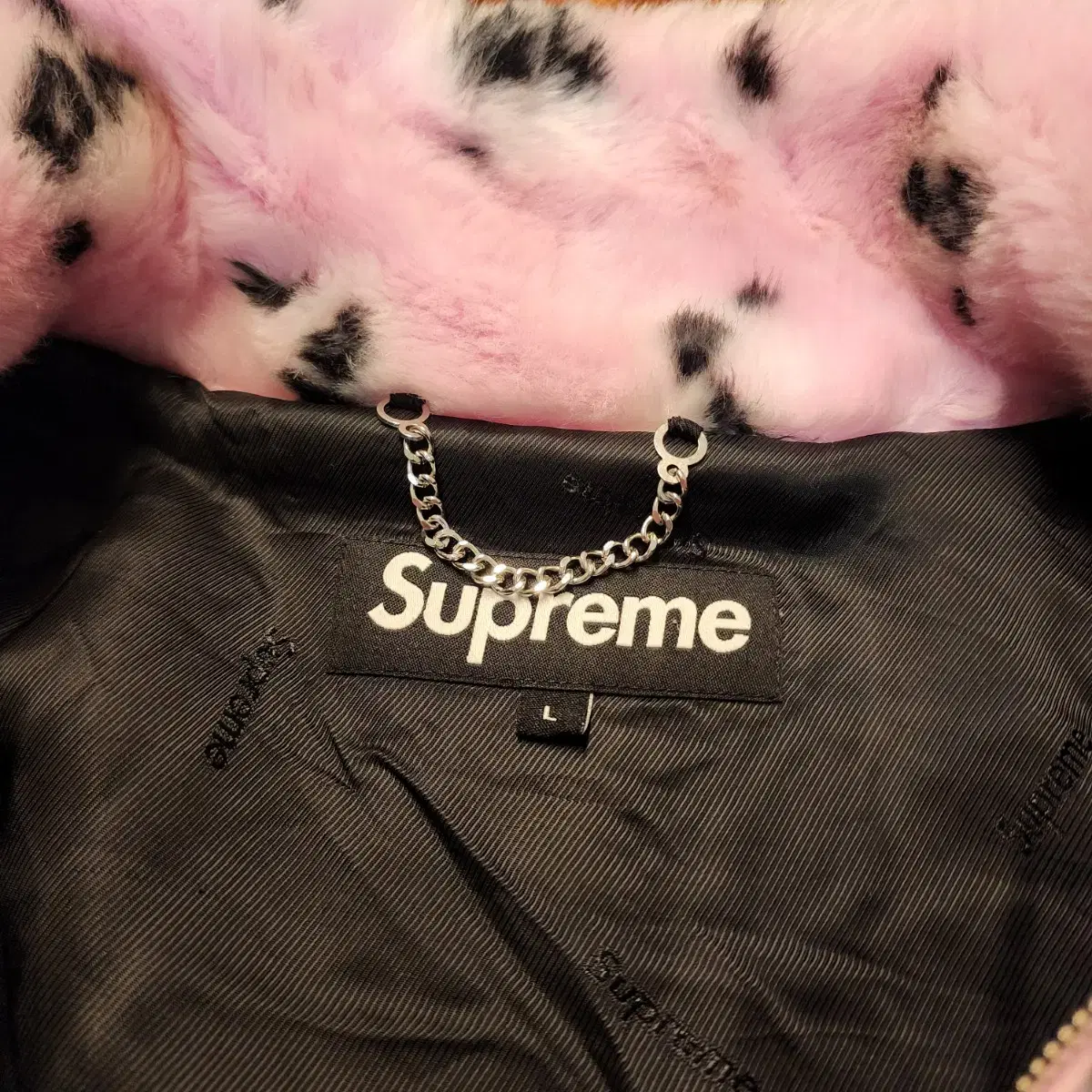 [L] Supreme 슈프림 반다나 퍼 봄버