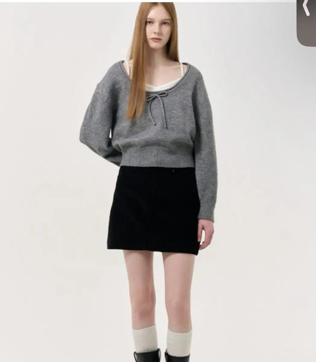 General Ideas U-Neck Knit Pullover