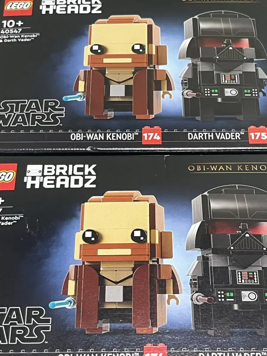 LEGO 40547 BrickHeads Star Wars Obi-Wan Kenobi and Darth Vader