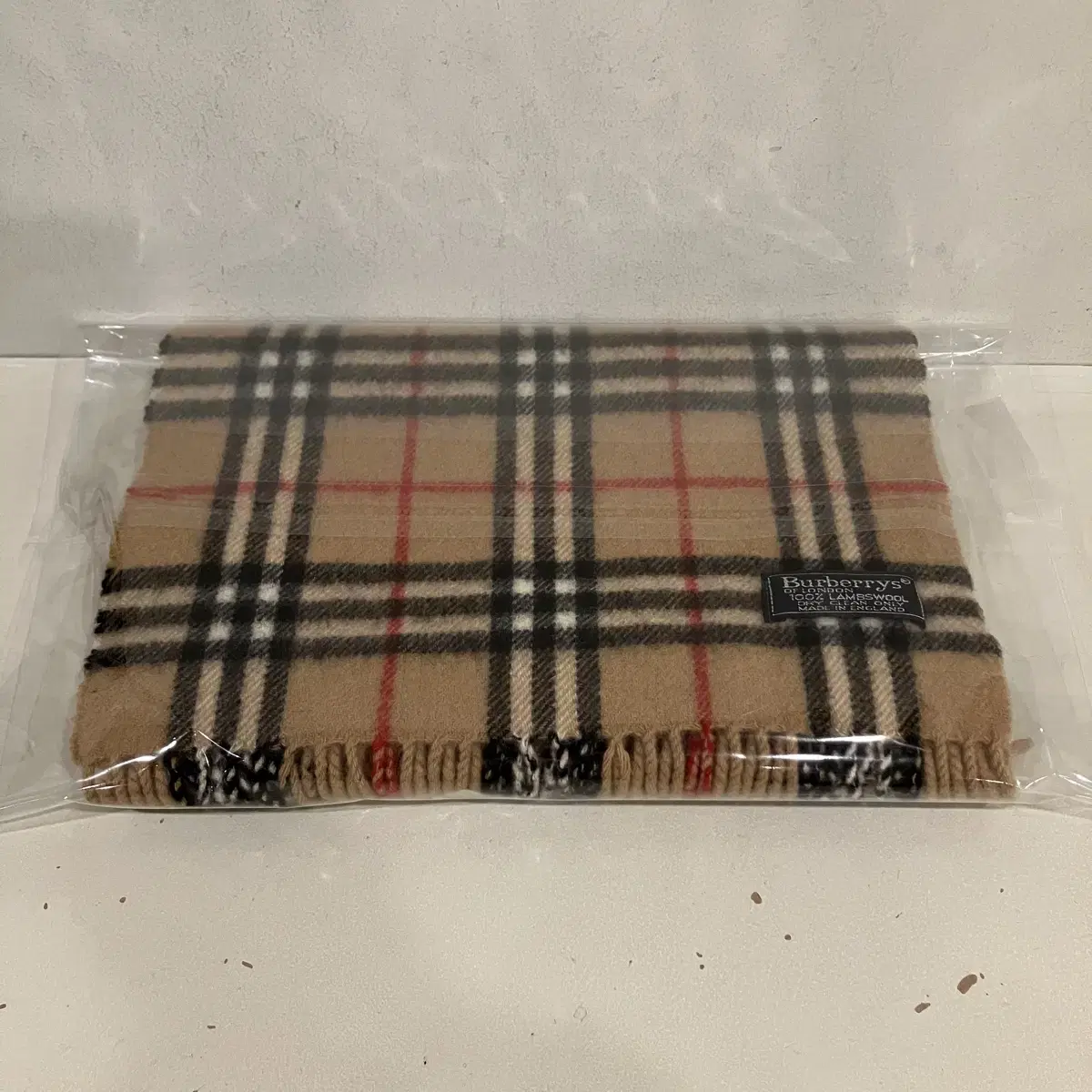 [정품] 버버리 베이지 노바체크 램스울 머플러 (burberry)