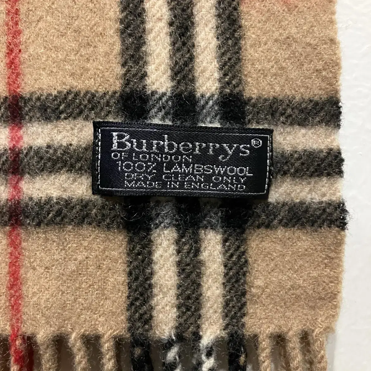 [정품] 버버리 베이지 노바체크 램스울 머플러 (burberry)