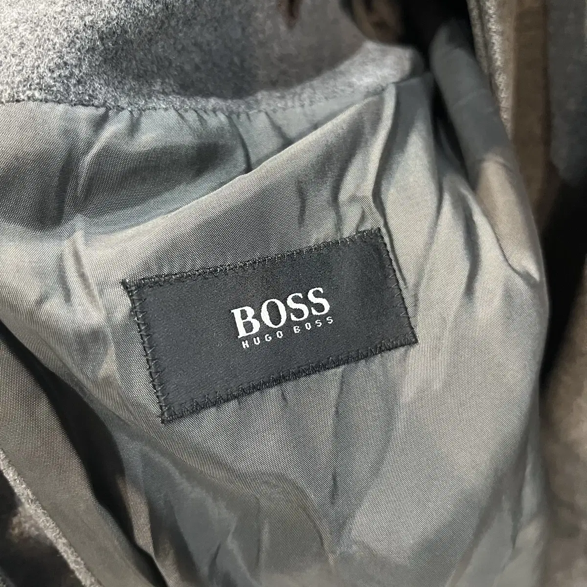 (무료배송) BOSS 휴고보스 싱글 퓨어 울 롱 코트