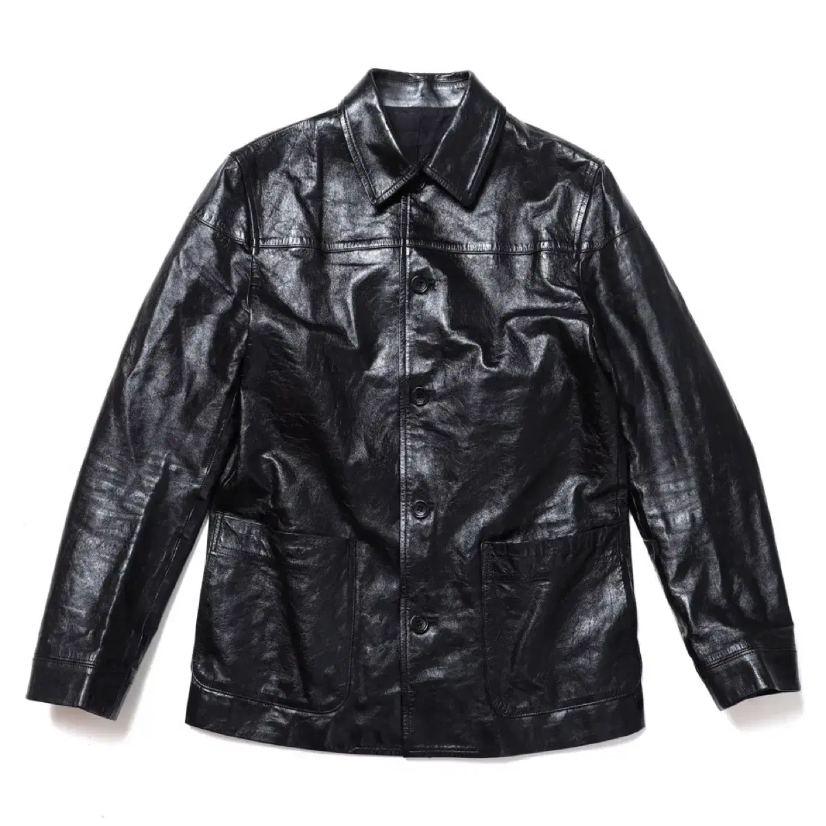 MASAKI MATSUSHIMA HOMME Leather Jacket