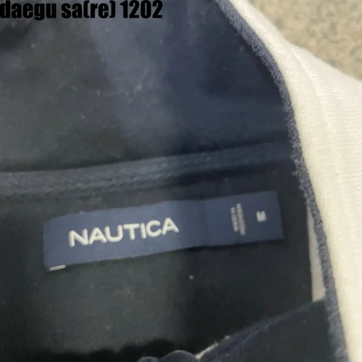 NAUTICA(노티카)반집업 상의(실측105까지)기모있고 이쁨