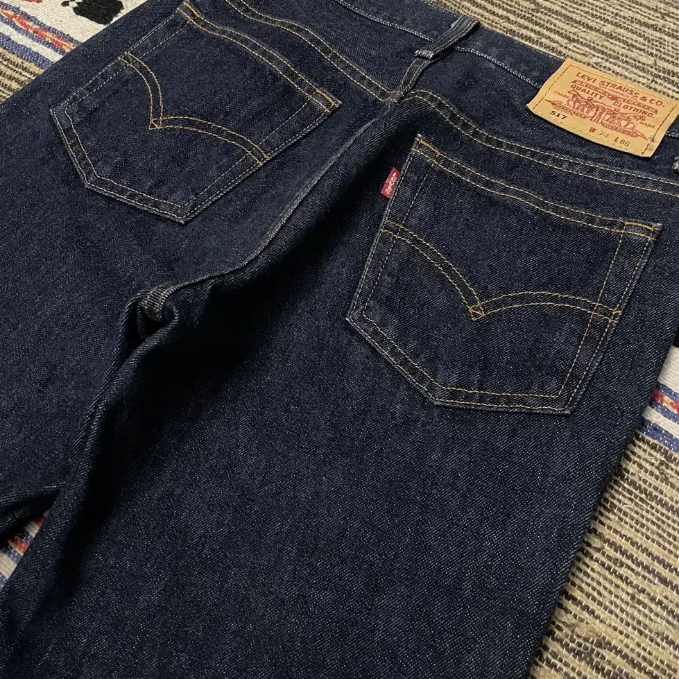 (28)00s Levis 빈티지 리바이스 517 부츠컷 진청 데님