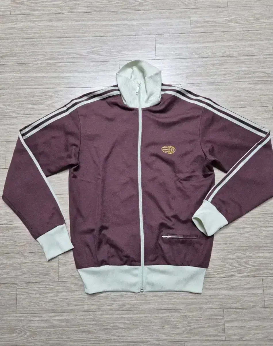 adidas Earth Global Burgundy Beckenbauer Jersey [Japan Edition Rare] L