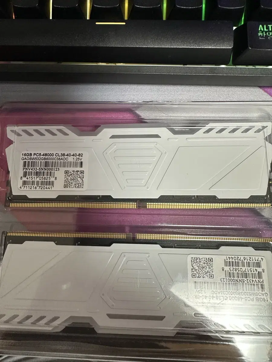 GeIL DDR5-6000 CL38 POLARIS RGB White 패키