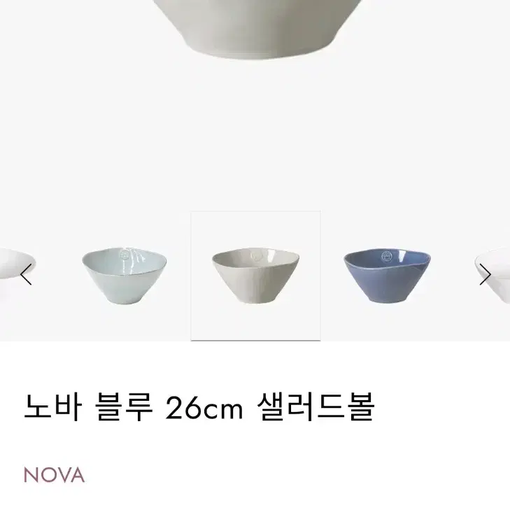 코스타노바 샐러드볼 26cm (블루, 그레이 1개씩 남음)