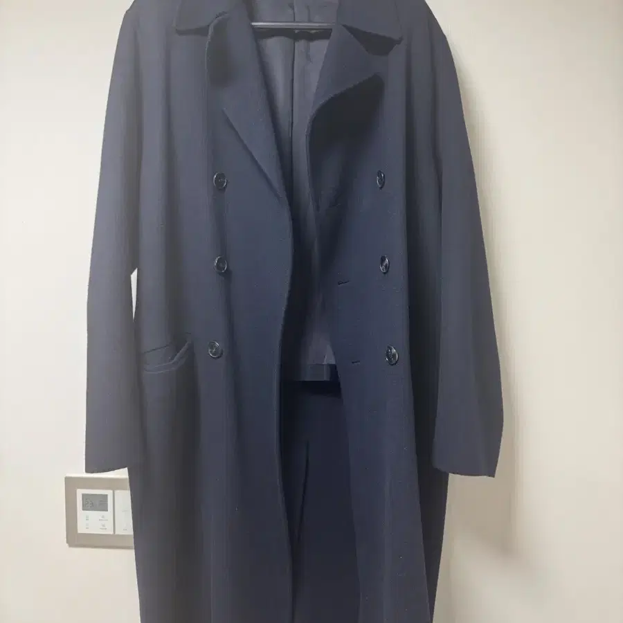 마마가리 BONB OVERSIZE COAT 봉코트 네이비