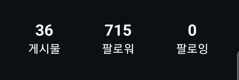 인스타 715팔로워