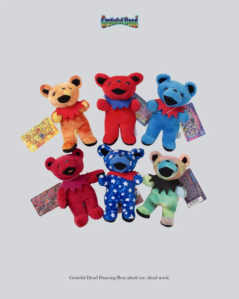 Grateful Dead Dancing Bear plush toy