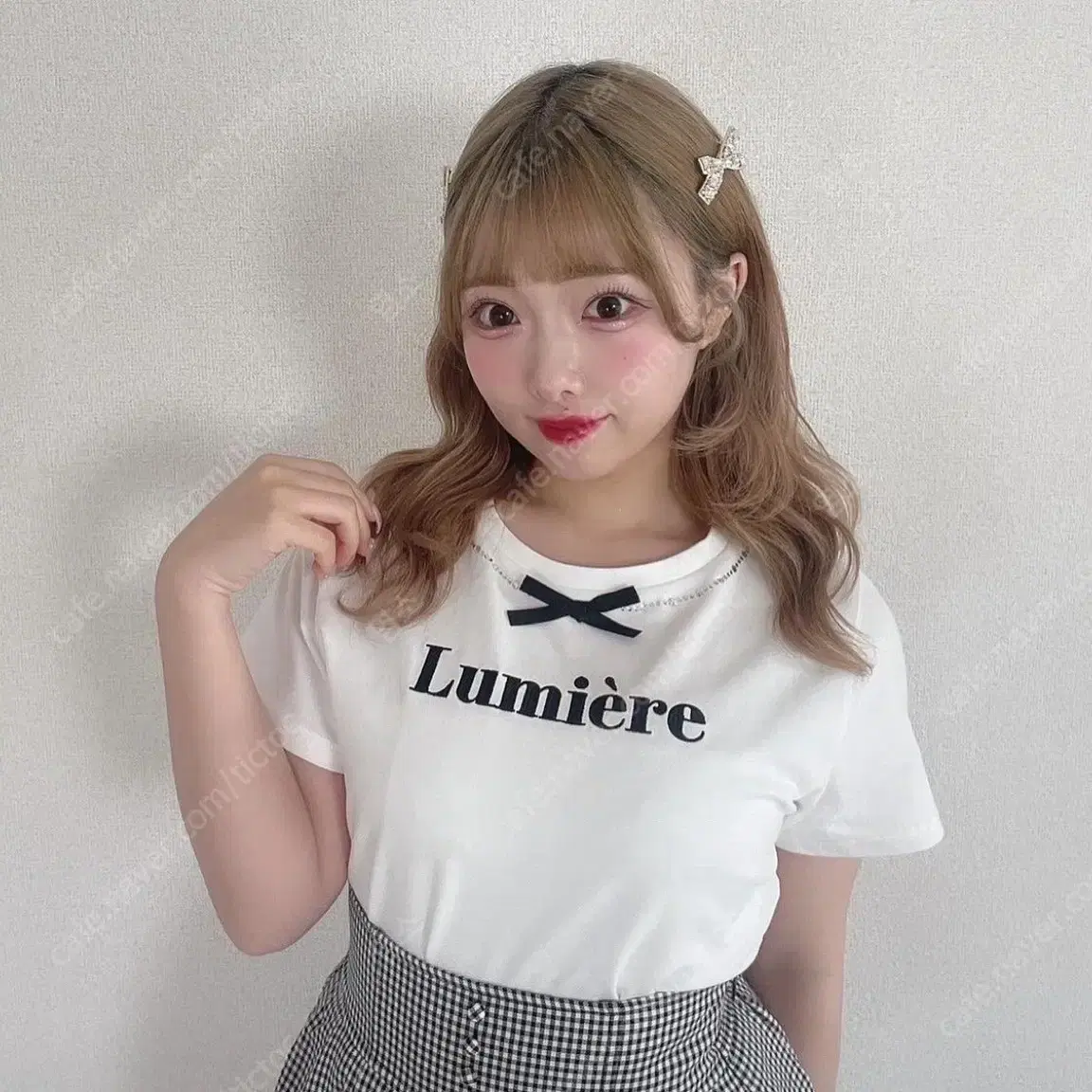 evelyn 에블린Luminere티셔츠 양지뢰 양산형 지뢰계 스나계 섭컬