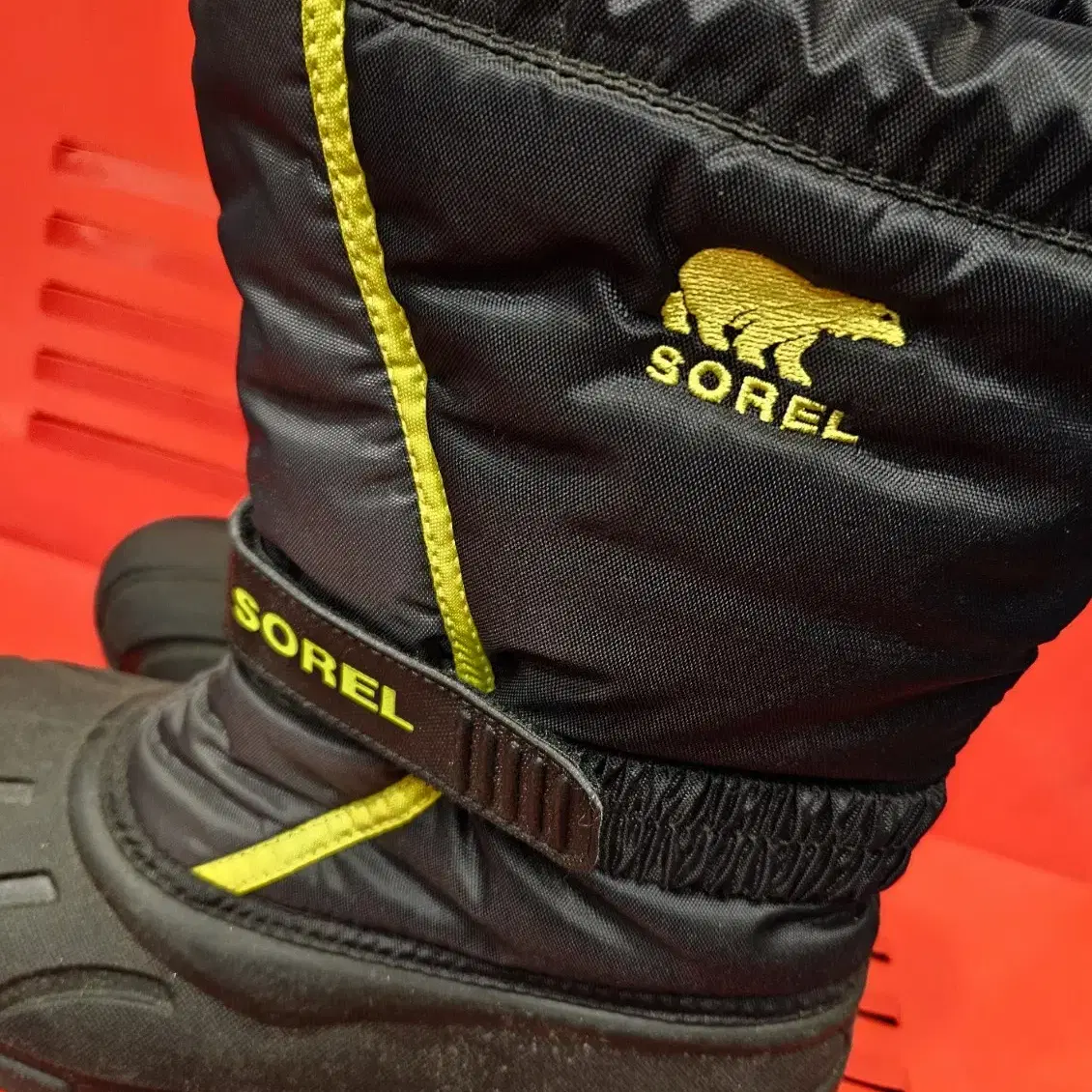 (거의새상품) 소렐(SOREL) 패딩 스트랩 부츠 35size