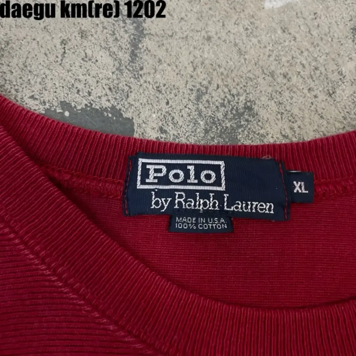 POLO RALPH LAUREN.오버핏 반팔(110)탄탄면