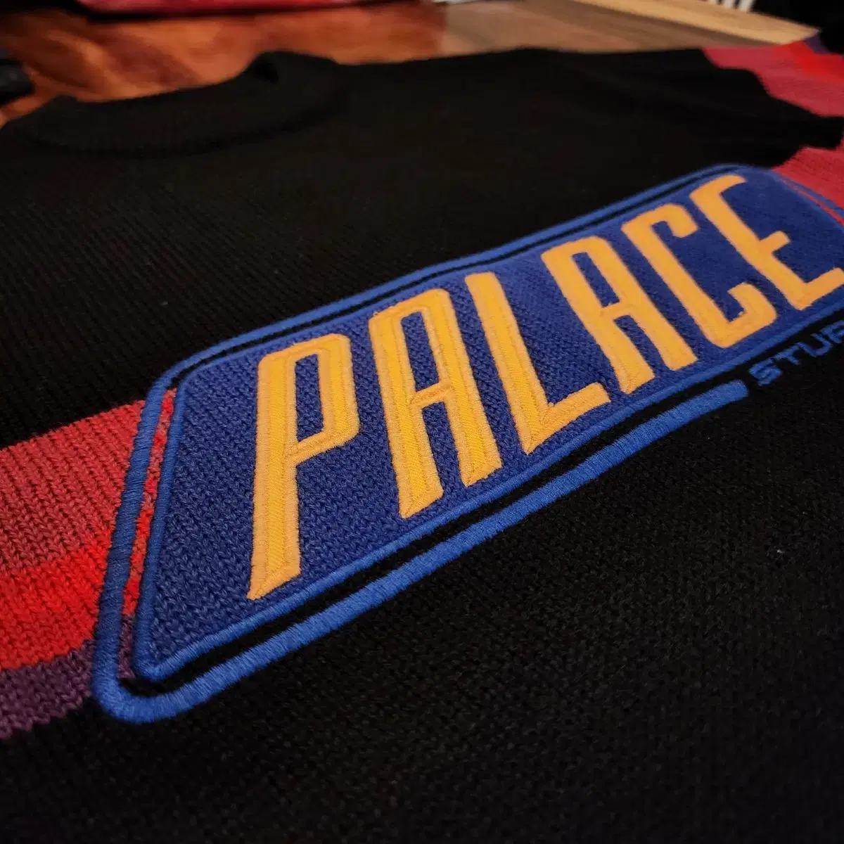 [S] PALACE 팔라스 크루넥 니트 STUFF KNIT 19FW