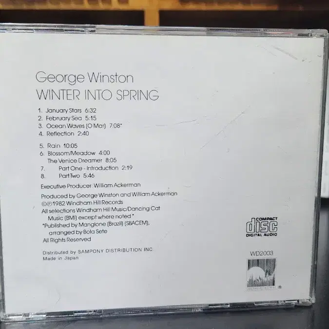 조지윈스턴 winter into spring (수입) CD