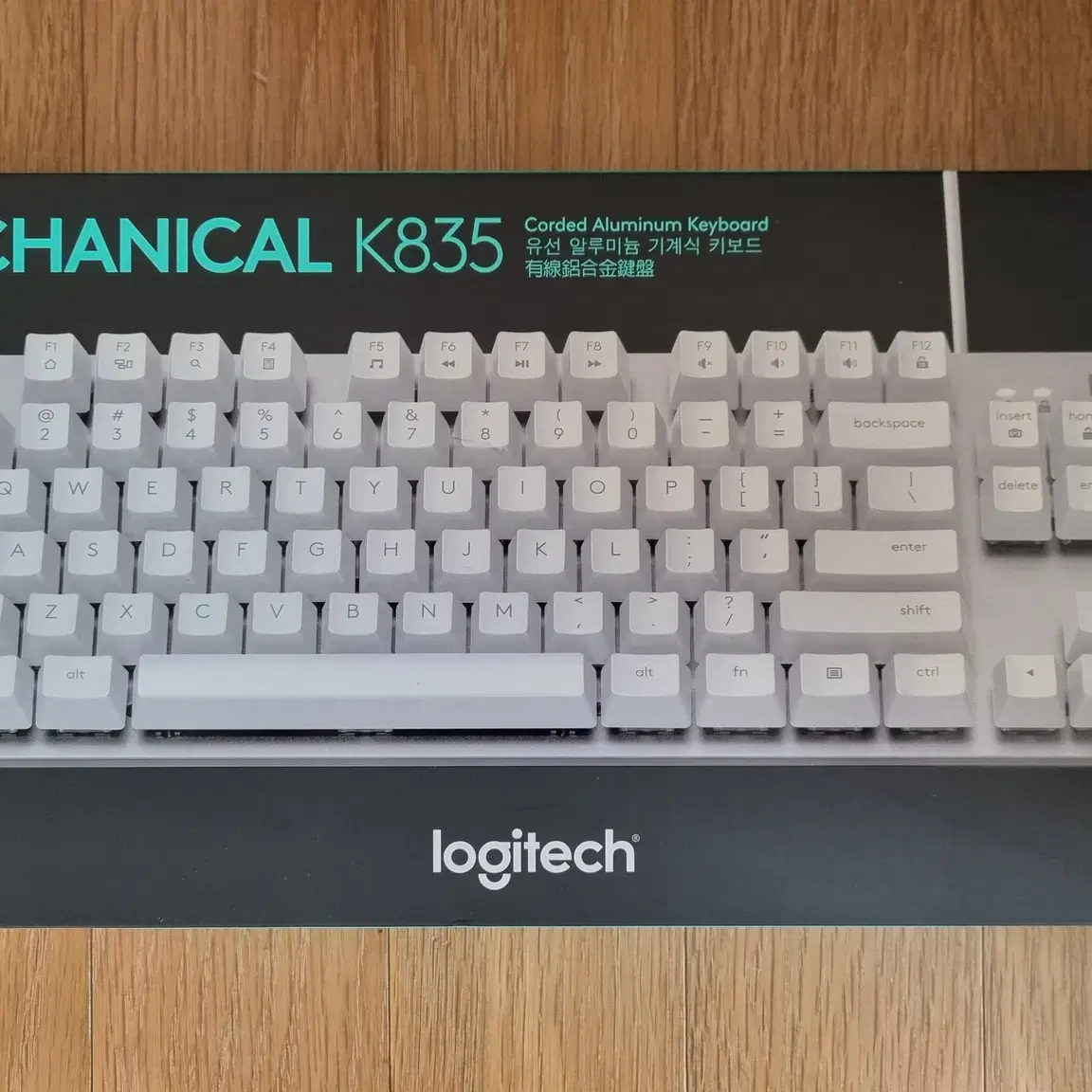 로지텍 k835 tkl 기계식 키보드 화이트 미개봉