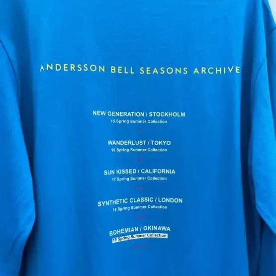 앤더슨벨 시즌 아카이브 롱슬리브 Andersson Bell