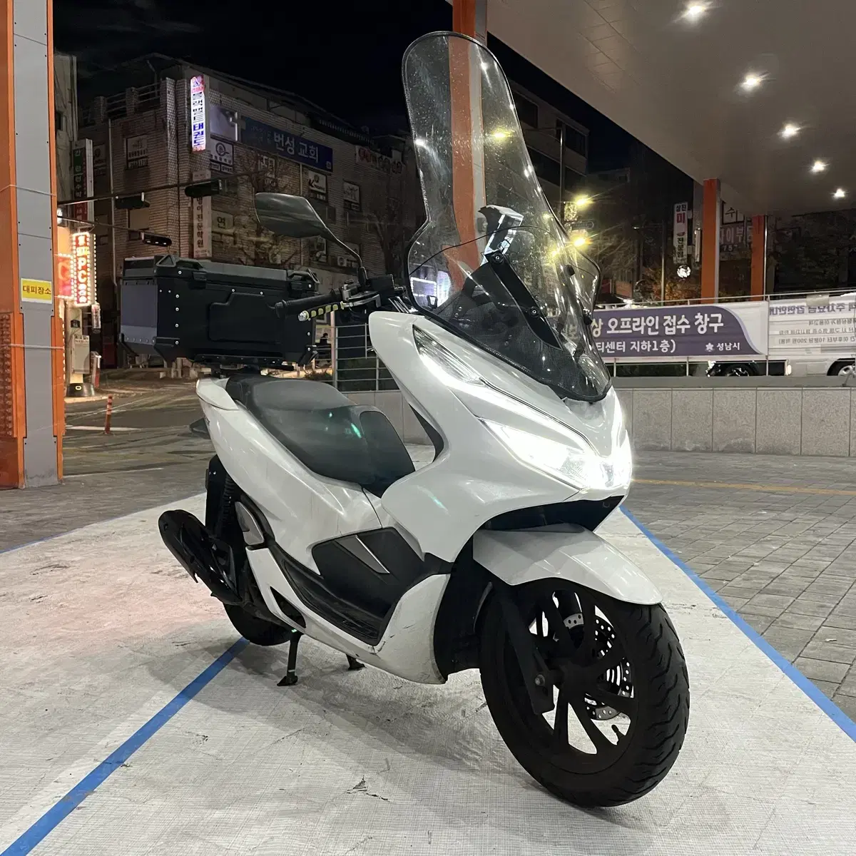 2019년식 PCX125 혼다 정비완료 화이트색상 배달셋팅완료 115만원