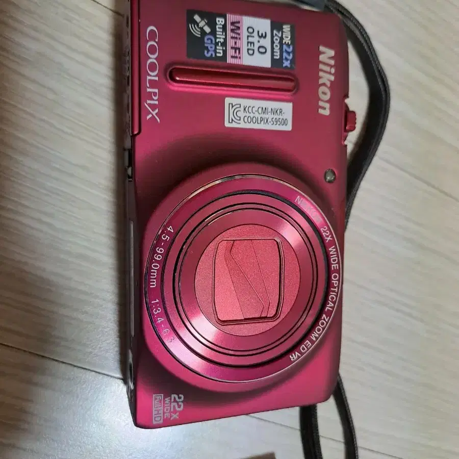 Nikon 디카 쿨피스 s9500 레드