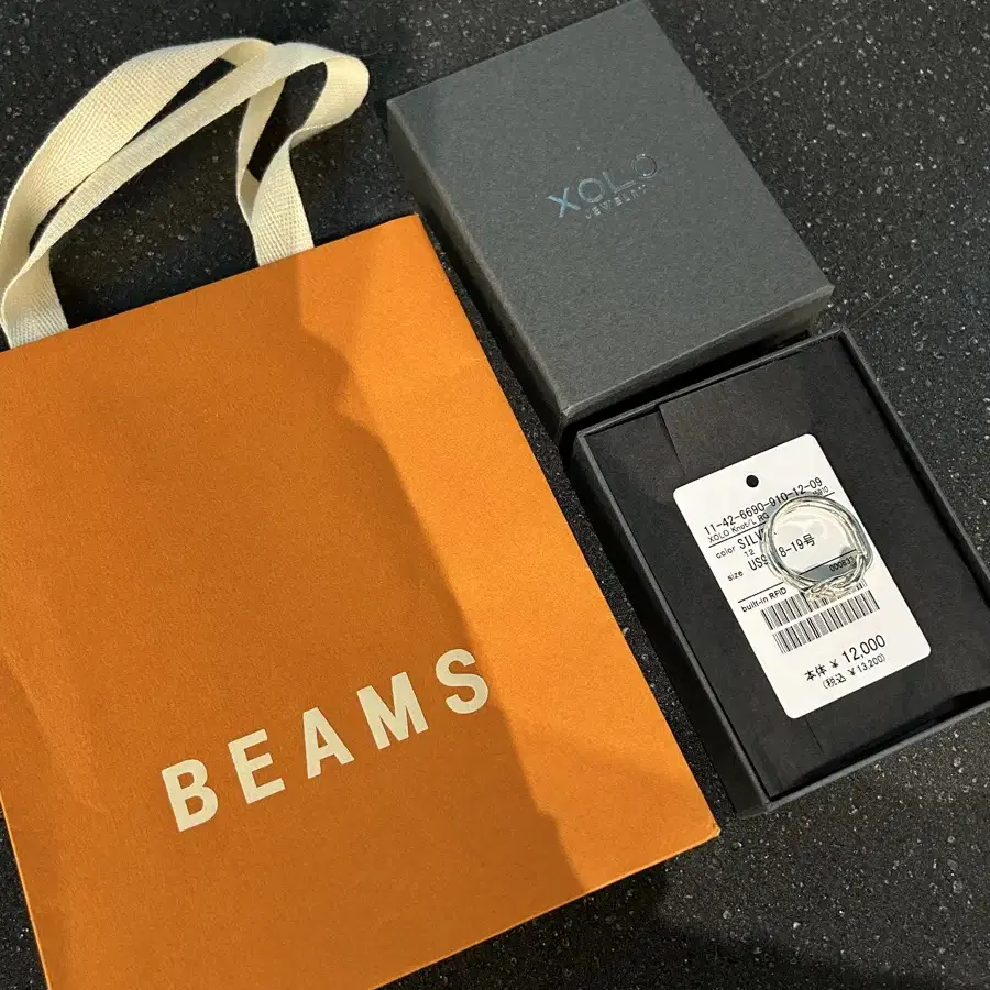 Beams Xolo 쥬얼리 매듭 링