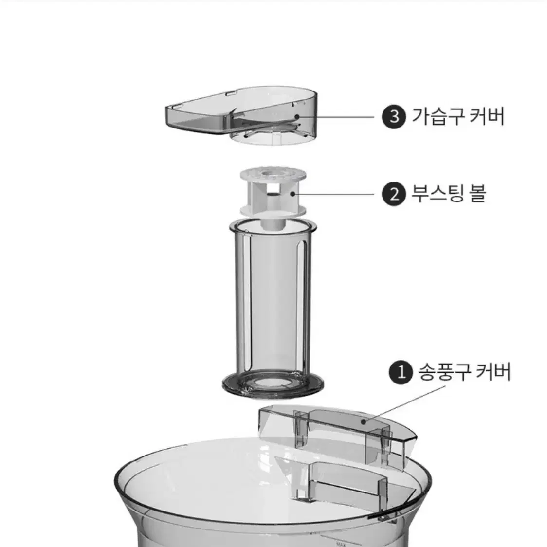 통세척 무드등 가습기 3L 새제품 판매