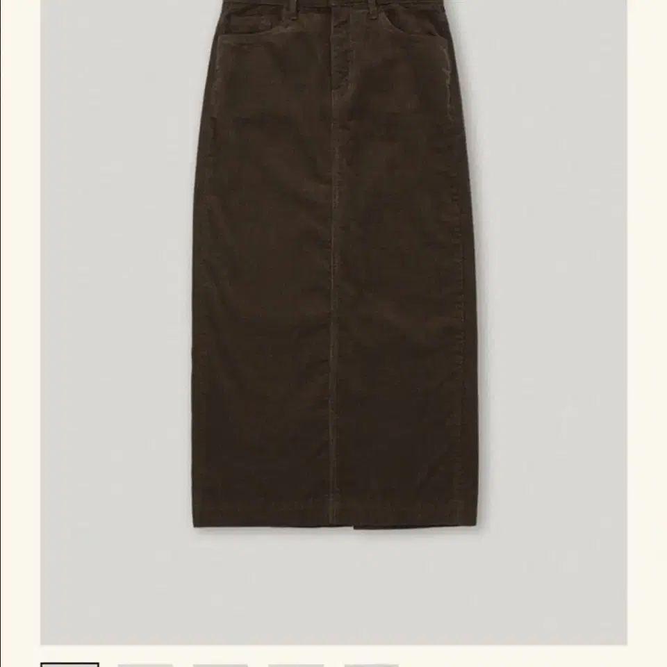 [스무스무드] Brynn Brown Corduroy Skirt