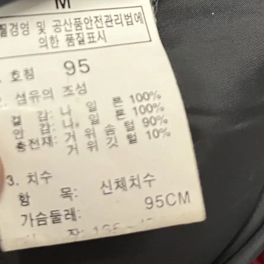 노스페이스 700 눕시 구스패딩