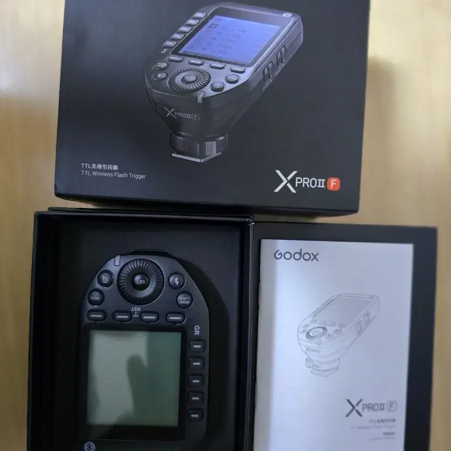 GODOX V1 플래쉬 박스품 +Xpro ii 무선동조기