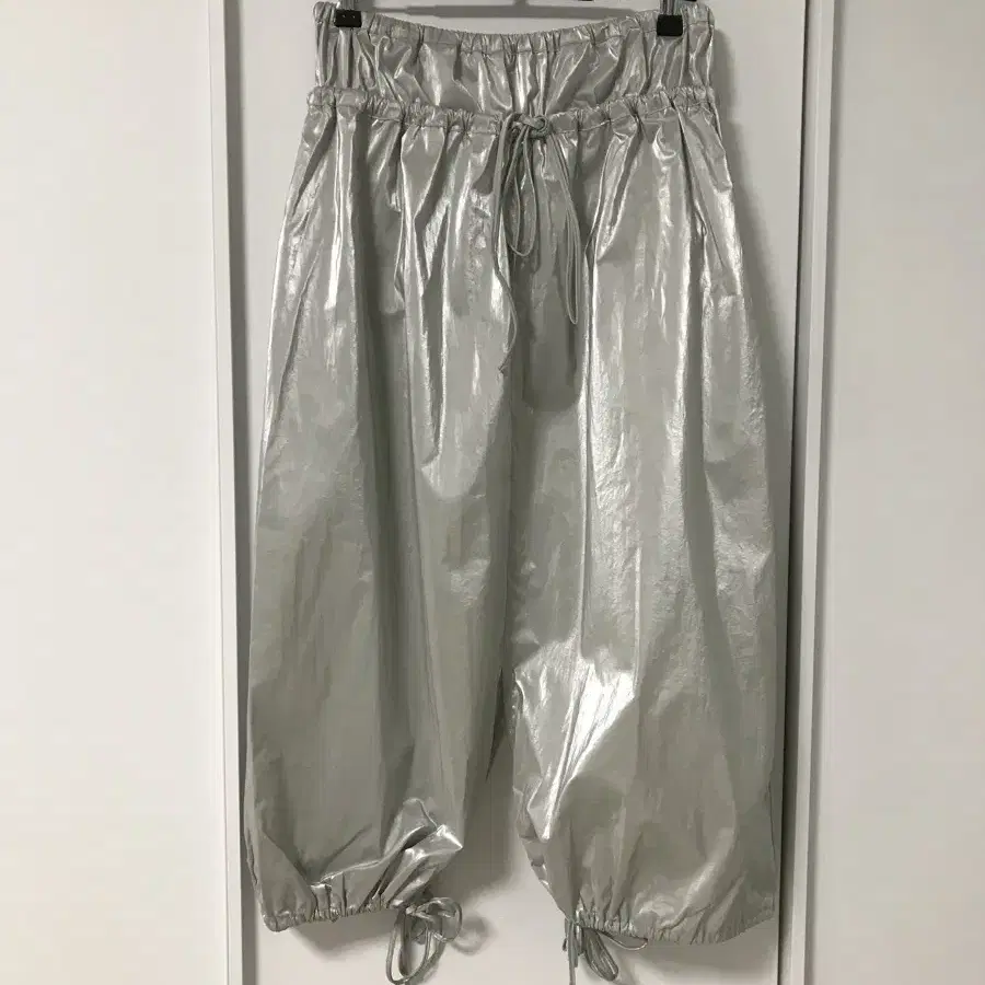 vintage silver string skirt (free)