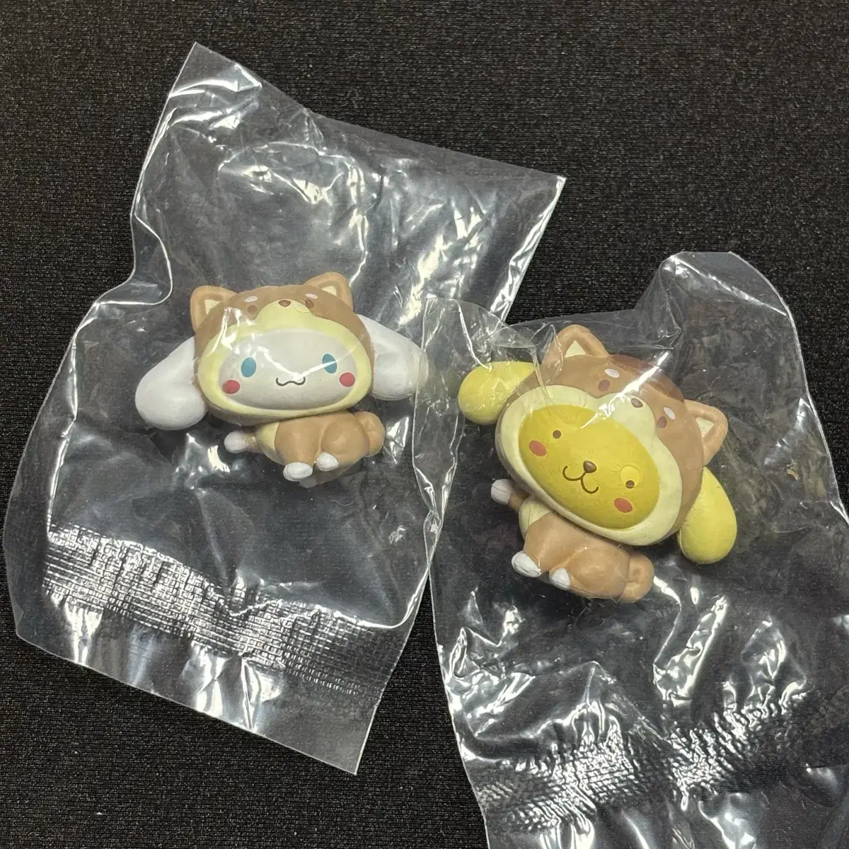 San Rio Shiba Inu Shiba Inu Puppy Figures Gacha Cinnamon Roll Pompompurin