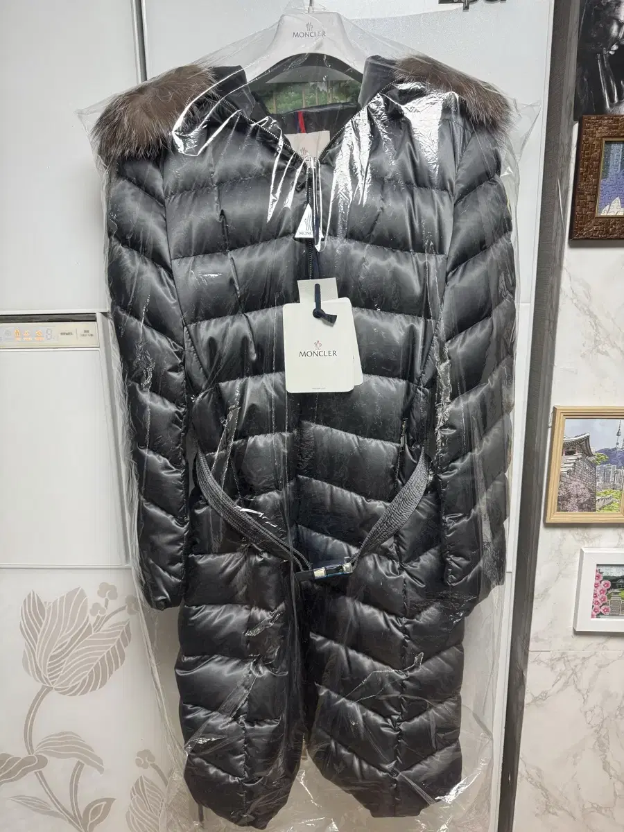 Moncler Rear Range Long Down Jacket